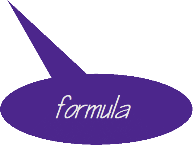 formule can vary